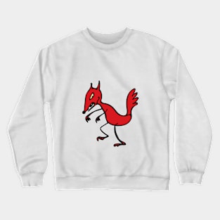 FOXY MCFOX, THE FOXIEST FOX IN ALL OF FOXTOWN! illustration Crewneck Sweatshirt